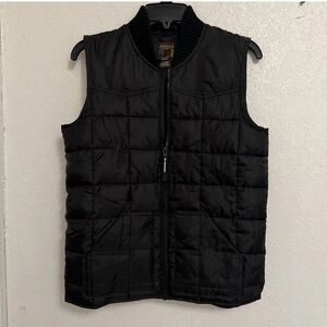 Roper Era R The West Boys Puffy Black Vest Size Large (12-14)